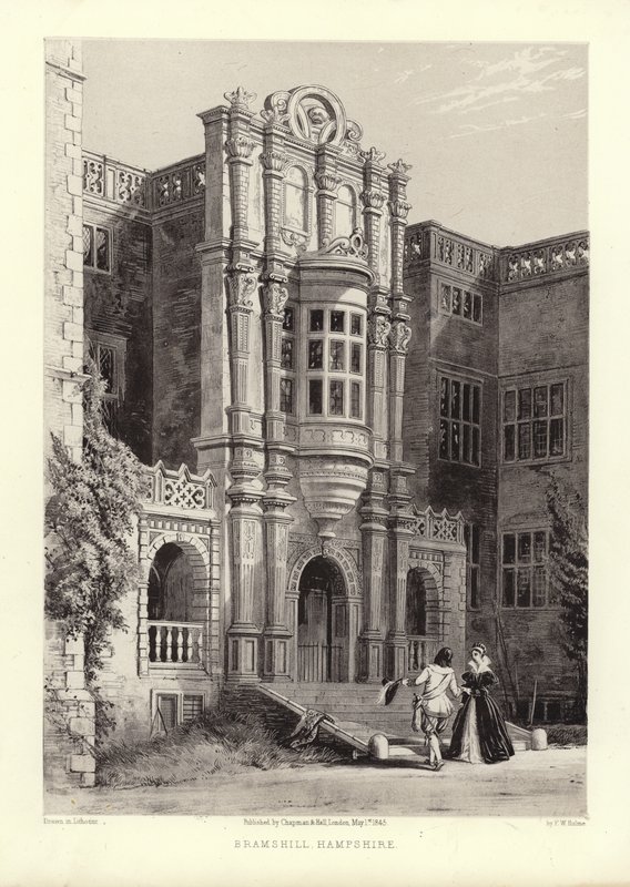 Bramshill, Hampshire (lithotint) af Frederick William Hulme
