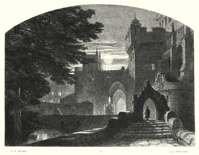 Lord Byrons barn Harold, Canto I, strofe 7 (gravering) af Frederick William Hulme