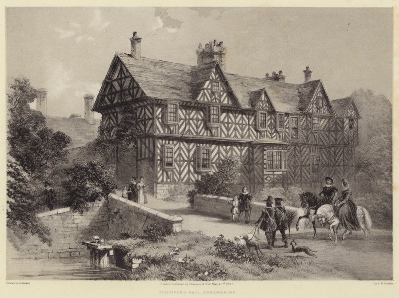 Pitchford Hall, Shropshire af Frederick William Hulme