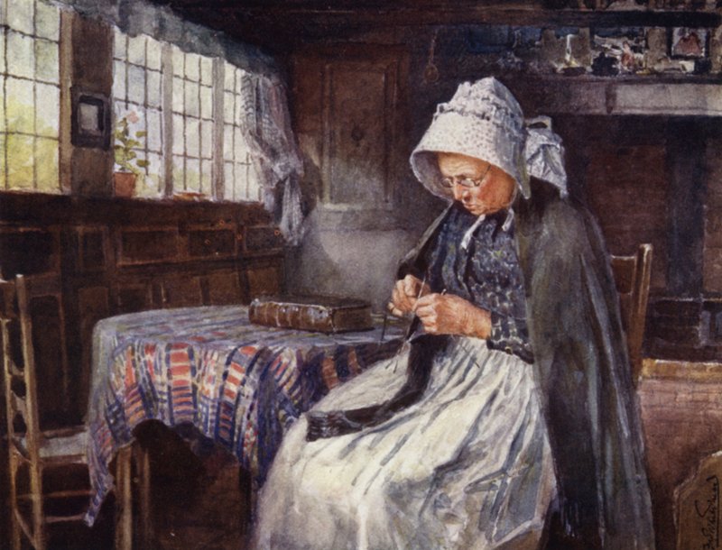 Anne Hathaways hytte, interiør af Frederick William Newton Whitehead
