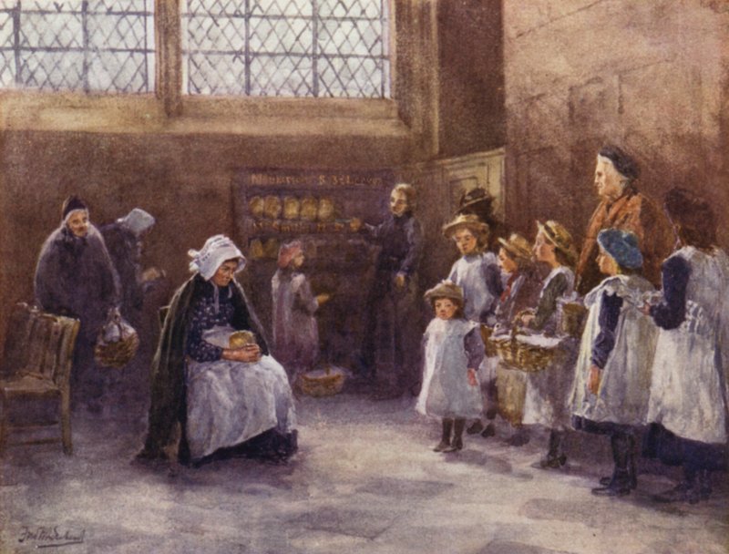 The Dole, St Marys Church, Warwick af Frederick William Newton Whitehead