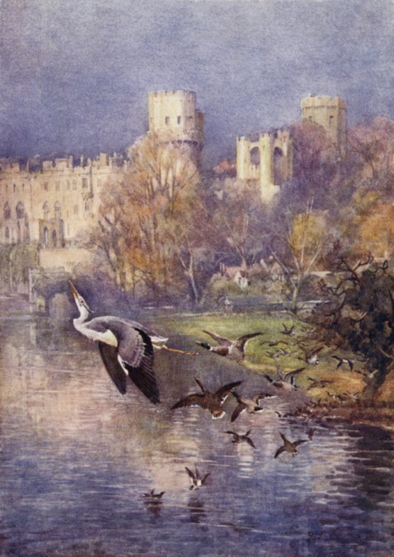 Warwick Castle af Frederick William Newton Whitehead