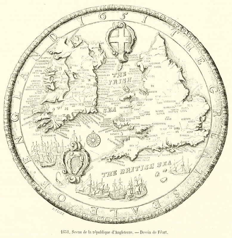 1651, Segl for Republikken England af French School
