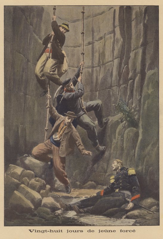 En gruppe flåder opdager en soldat fanget under jorden i 28 dage af French School