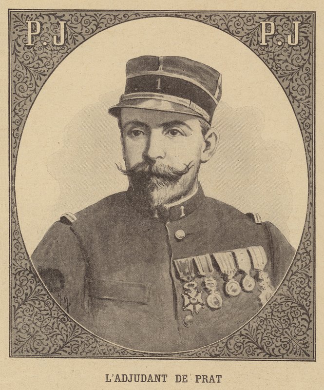 Adjudant de Prat, fransk soldat, der var medlem af Jean-Baptiste Marchands ekspedition til Afrika af French School