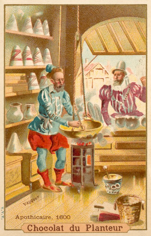 Apoteker, 1600 af French School