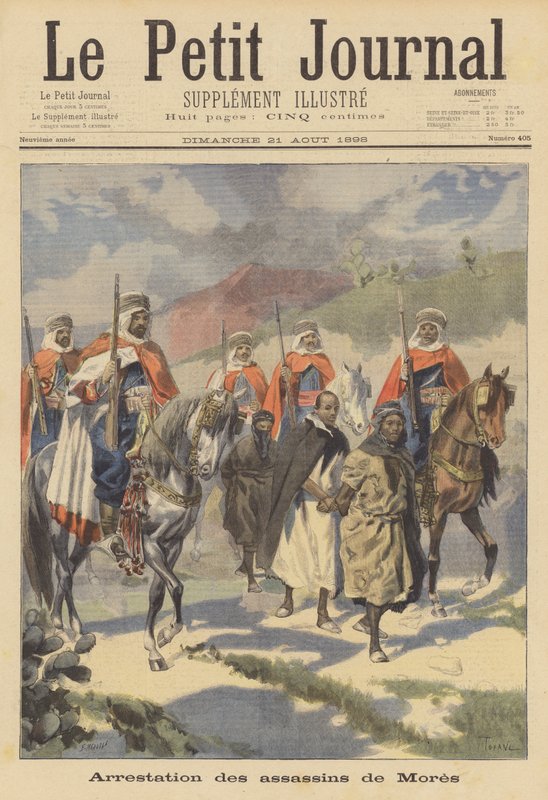 Anholdelse af morderne af Marquis de Mores i Algeriet af French School