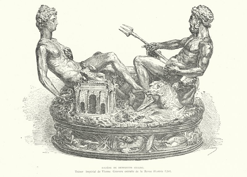 Cellini saltkælder, 1543 af French School