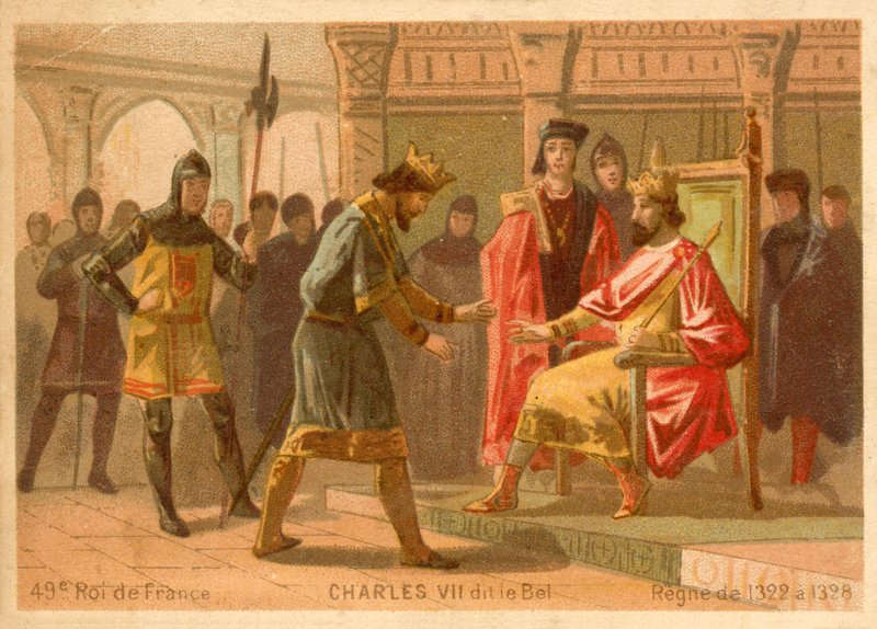 Charles IV af Frankrig af French School