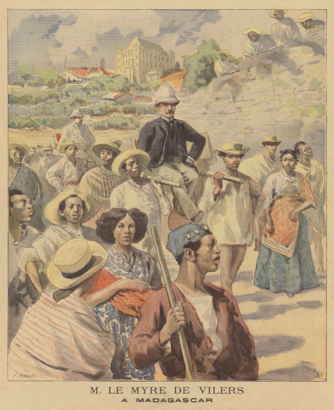 Charles Marie Le Myre de Vilers på Madagaskar af French School