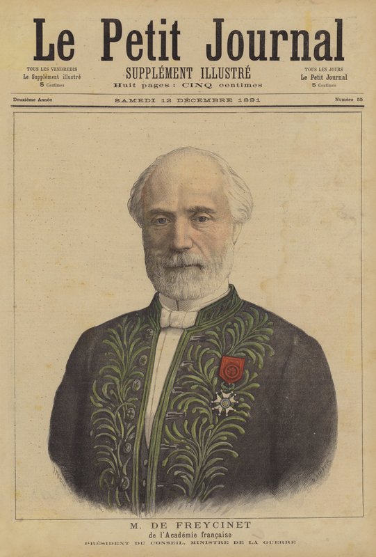 Charles de Freycinet fra Academie Francaise af French School