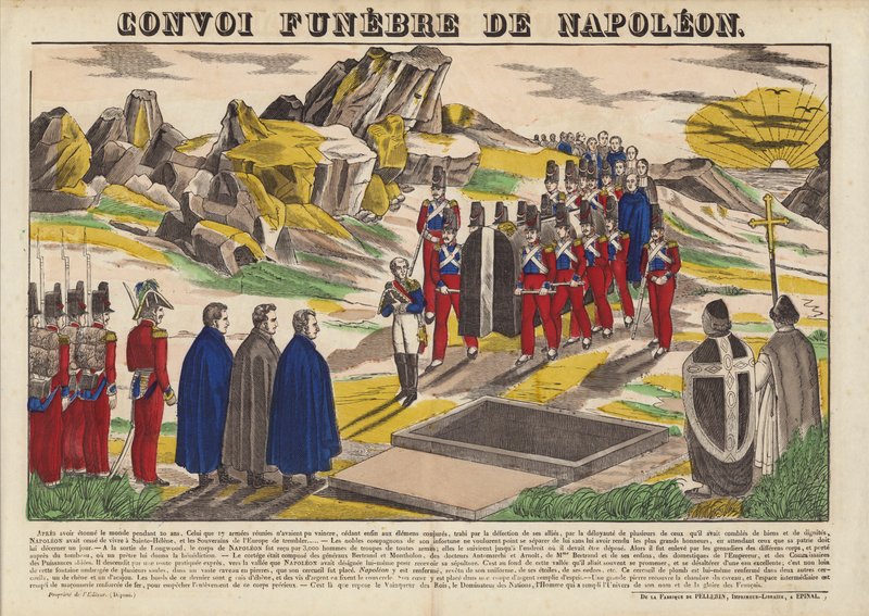 Napoleons begravelseskonvoj af French School