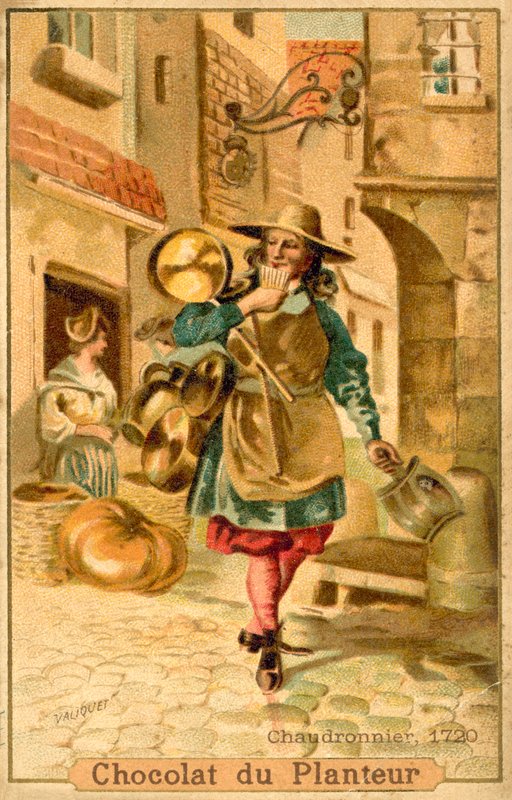 Kobbersmed, 1720 af French School