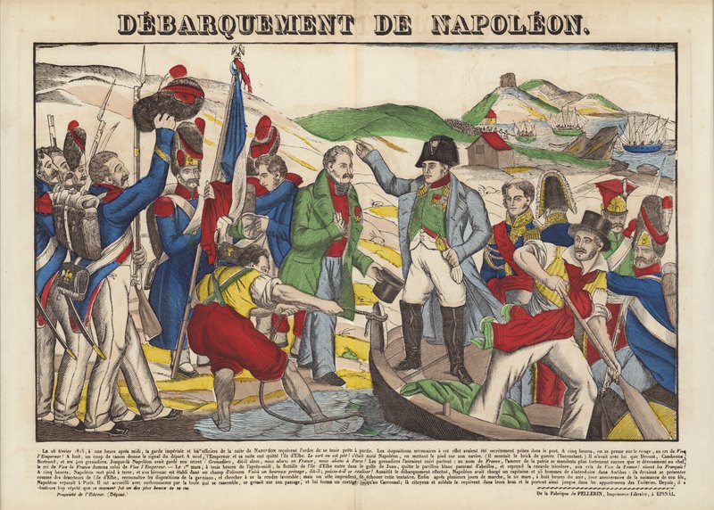 Napoleons landgang af French School