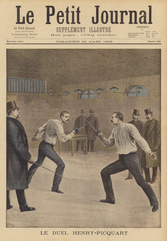Duel mellem oberst Henry og Picquart af French School
