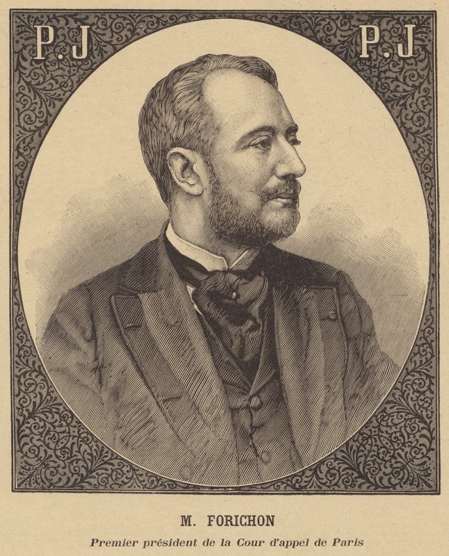 Emile Forichon, præsident for appelretten i Paris af French School