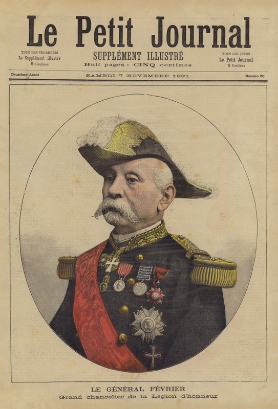 General Fevrier, Storkansler for Legion dHonneur af French School