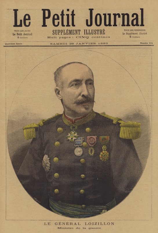 General Loizillon, fransk krigsminister af French School