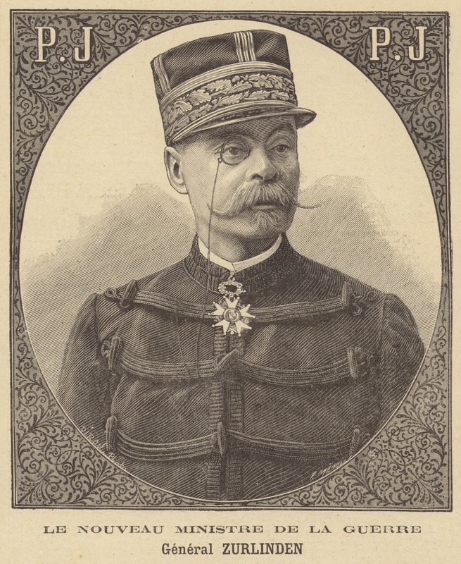General Zurlinden, ny fransk krigsminister af French School