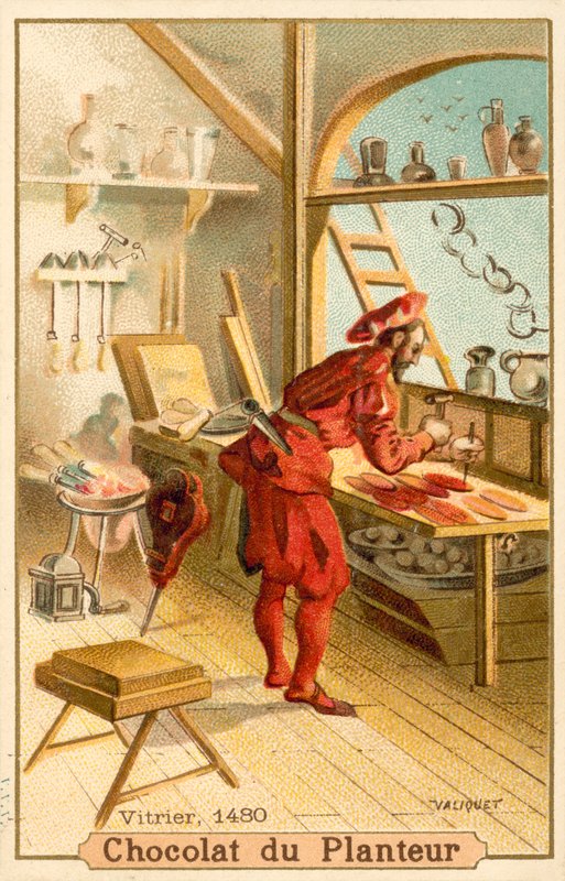 Glarmester, 1480 af French School