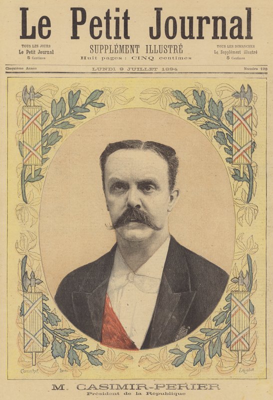 Jean Casimir-Perier, præsident for Den Franske Republik af French School