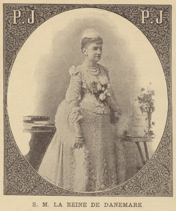 Louise af Hessen-Kassel, dronningsgemal af Christian IX af Danmark af French School