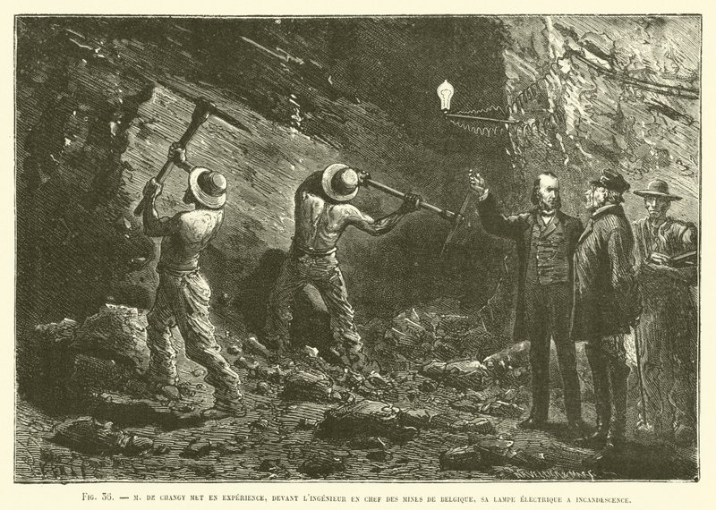 M De Changy Mødtes af Erfaring foran Belgiens Chief Mining Engineer? af French School