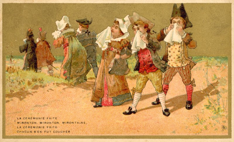 Marlbrough sen va-t-en guerre, populær fransk folkesang af French School