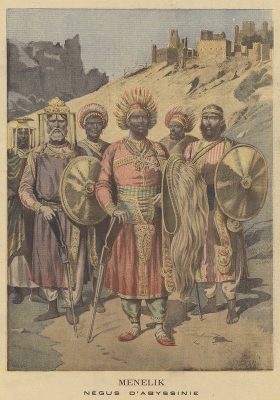 Menelik, Negus af Abessinien af French School
