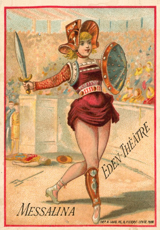 Messalina, ballet i Eden-Theatre, Paris af French School