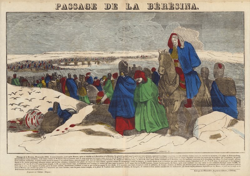 Passage af Beresina af French School