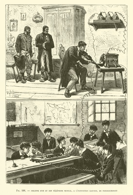 Philippe Reis Et Son Telefonmusikal, A LInstitution Garnier, De Friedrichsdorf af French School