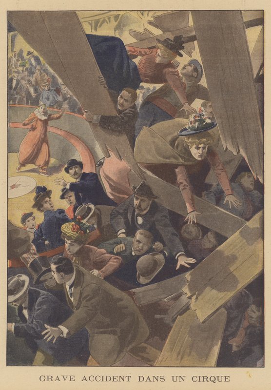 Alvorlig ulykke i et cirkus af French School
