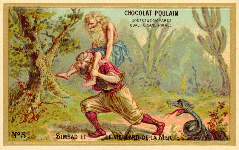 Sinbad og havets gamle mand af French School