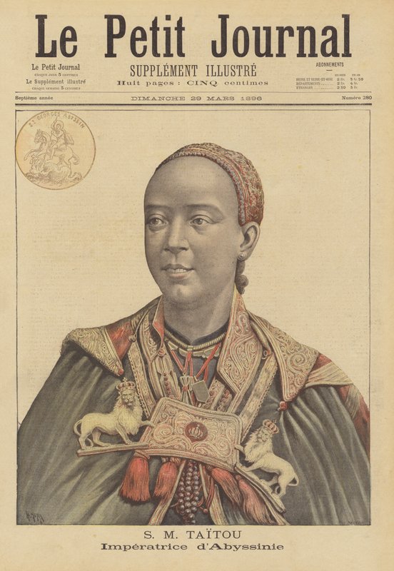 Taytou Betel, kejserindekonsort af Menelik II af Etiopien af French School