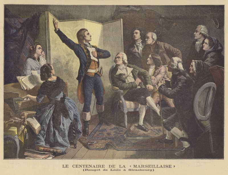 Hundredåret for la Marseillaise af French School