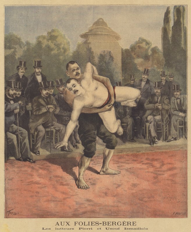 Bryderne Pierri og Usouf Ismaillolo ved Folies-Bergere af French School