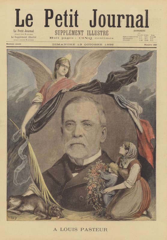 Til Louis Pasteur af French School