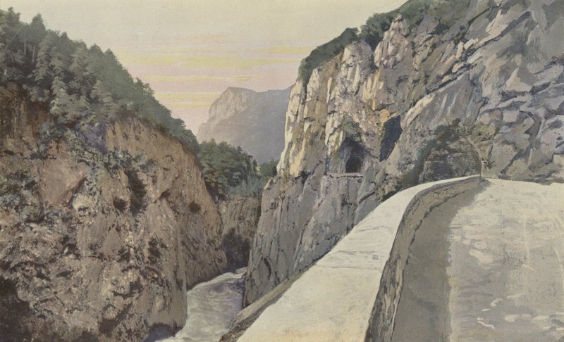 Aime, Isère Gorge, Vej fra Moutiers til Aosta af French Photographer