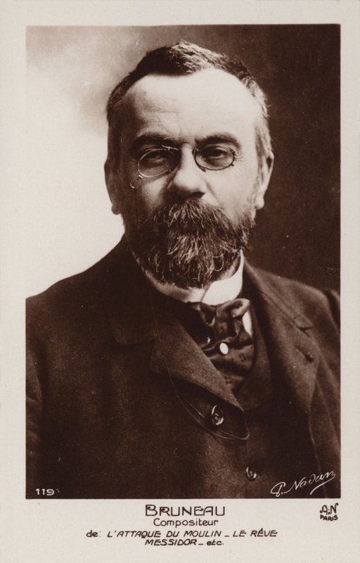 Alfred Bruneau, fransk komponist (1857-1934) af French Photographer