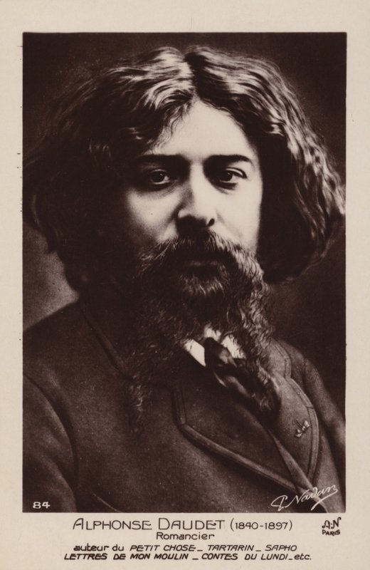 Alphonse Daudet (1840-1897), fransk romanforfatter af French Photographer