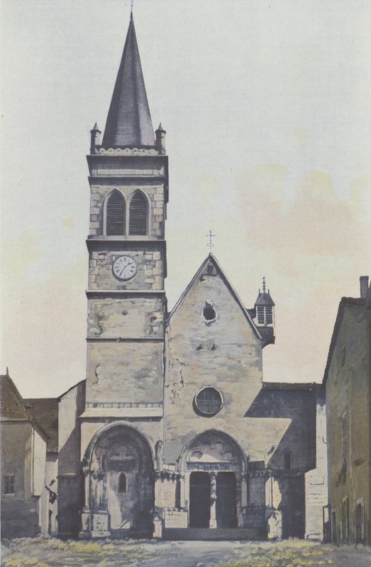 Ambronay, Eglise, Facade O af French Photographer
