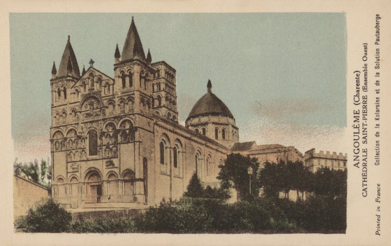 Angouleme, Charente, Saint-Pierre-katedralen af French Photographer