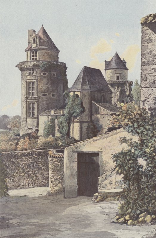 Apremont, Chateau, Corner Tower og Chapel af French Photographer