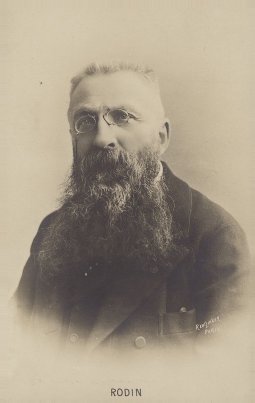 Auguste Rodin, fransk billedhugger af French Photographer