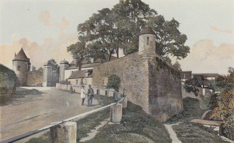 Avallon, Gamle fæstningsværker af French Photographer