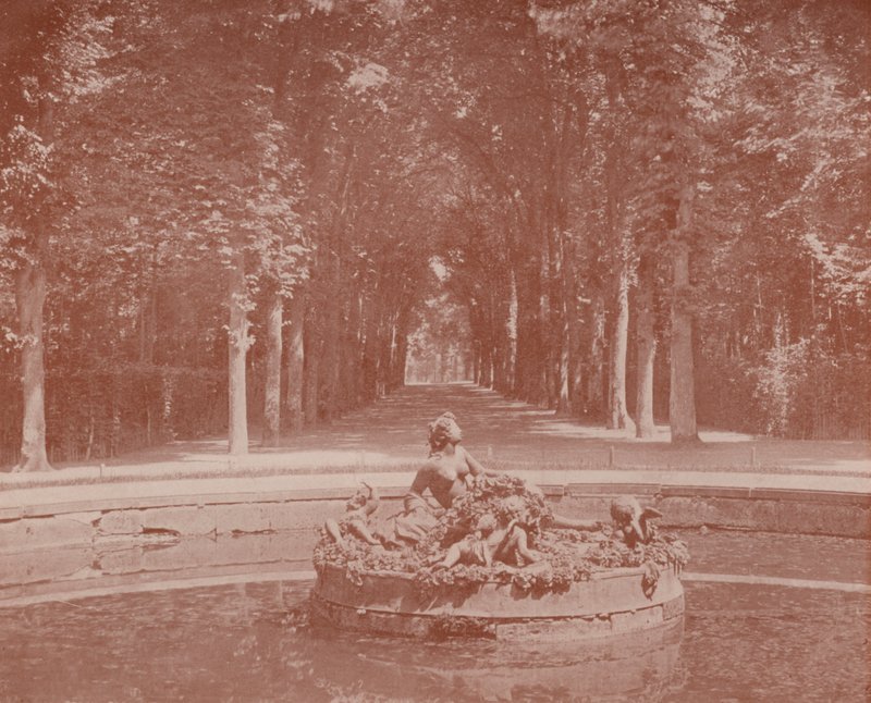 Basin of Flora, Versailles Park (s/h foto) af French Photographer