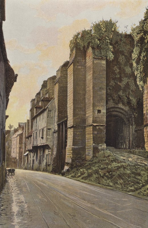 Beaumont-le-Roger, Indgang til det gamle kloster af French Photographer