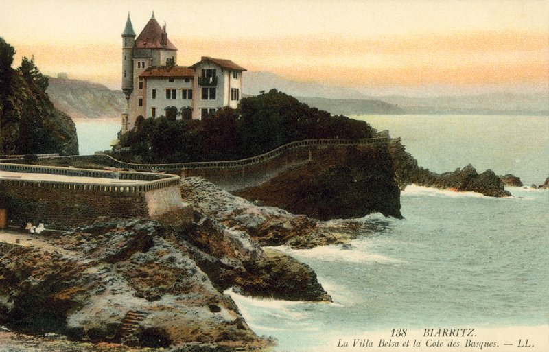 Biarritz, Villa Belsa, Cote Des Basques af French Photographer