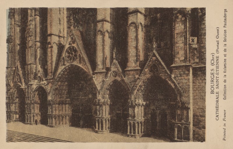 Bourges, Cher, Saint-Etienne-katedralen af French Photographer